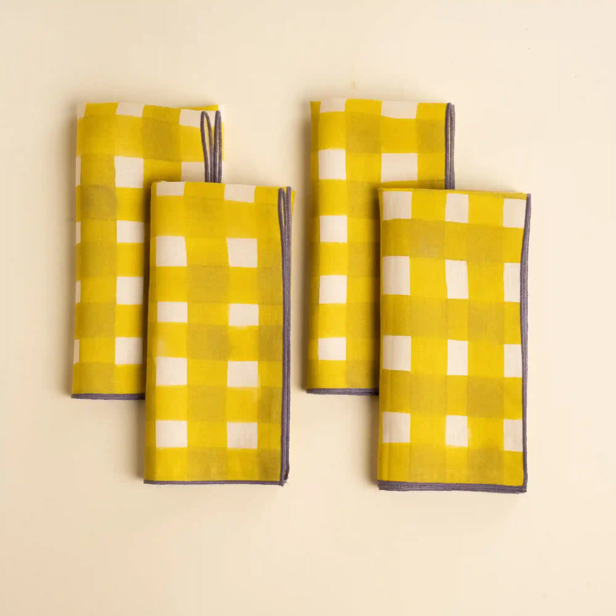 Crosshatch Linen Napkins, Set of 4 Main image