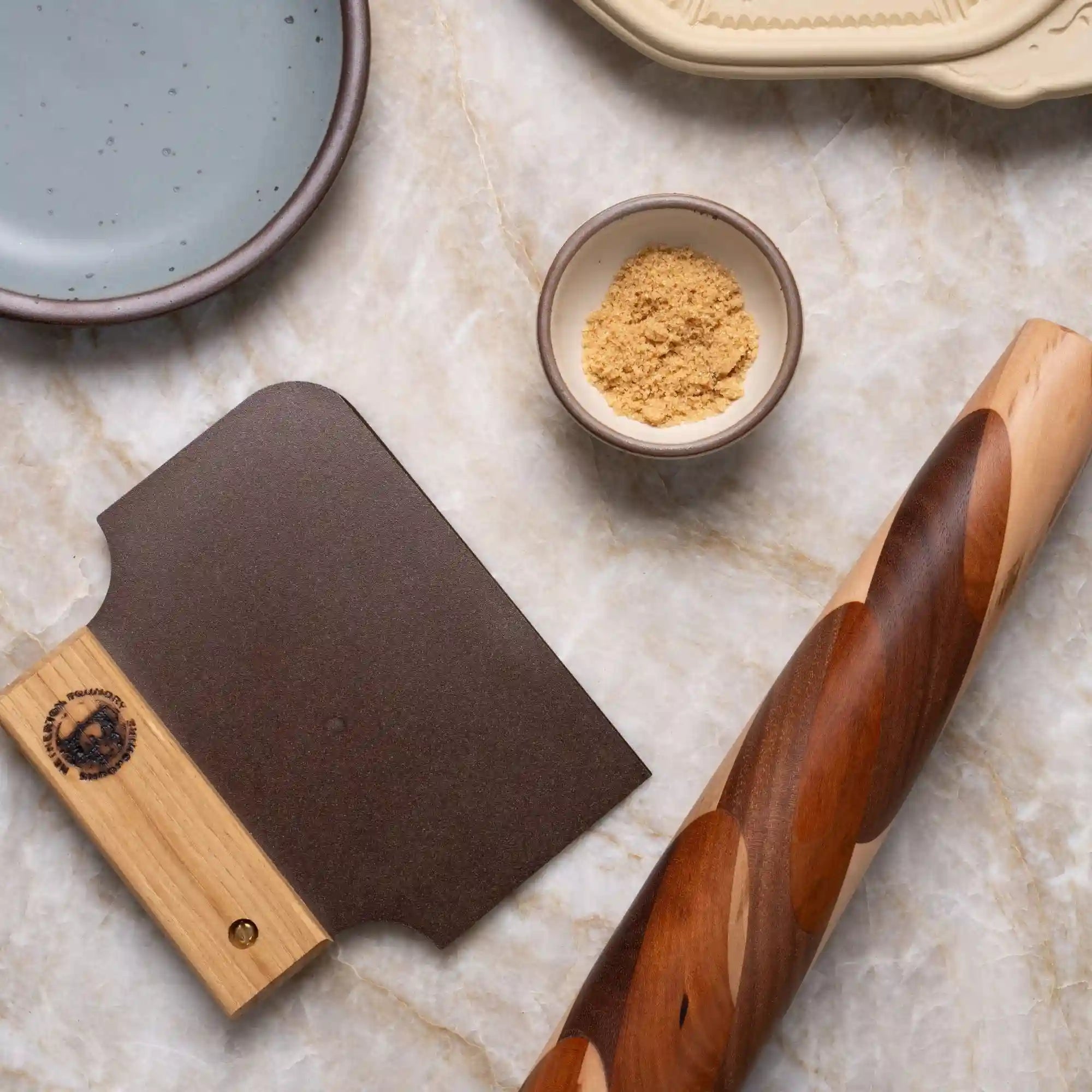 Spun Iron Dough Scraper Secondary image