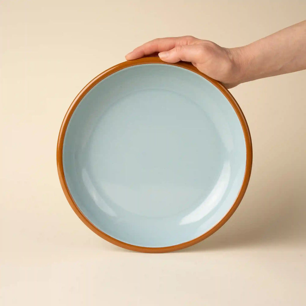 Solid Enamel Dinner Plate