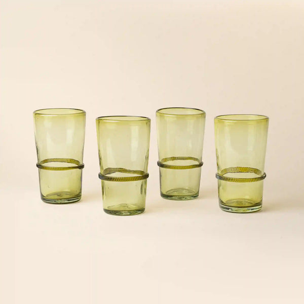 Banded Glassware