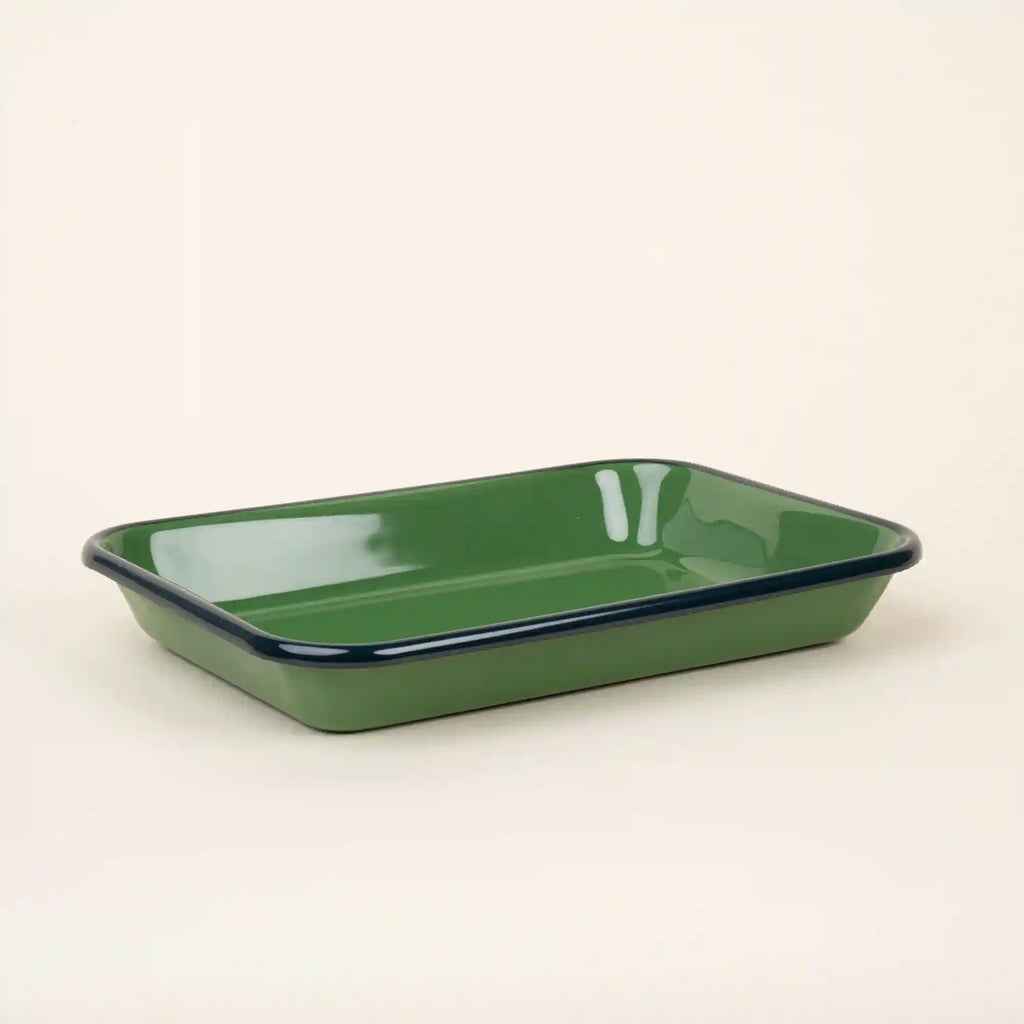 Solid Enamel Baking Dish