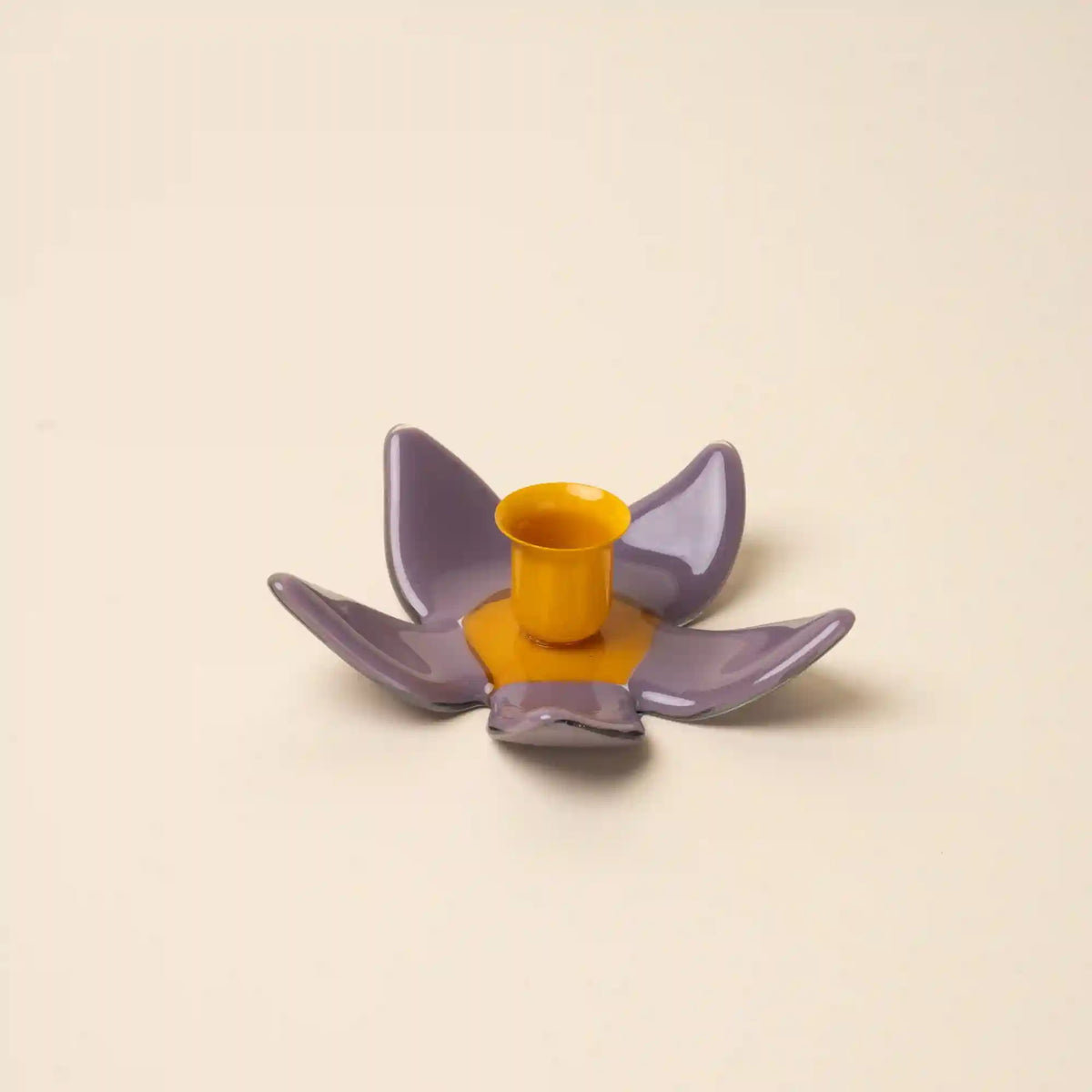 Glass Flower Candleholder Main image