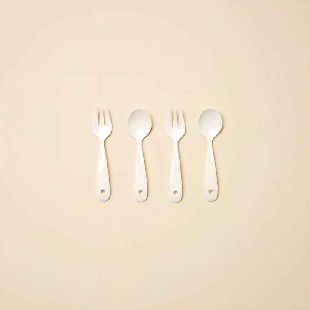 Japanese Enamel Bitty Serving Tools