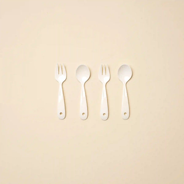 Japanese Enamel Bitty Serving Tools