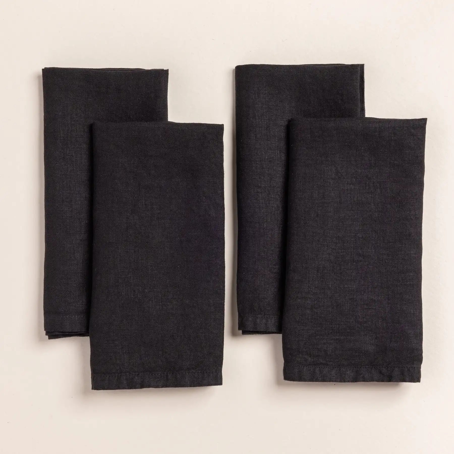 Solid Italian Linen Napkins, Set of 4 Secondary image