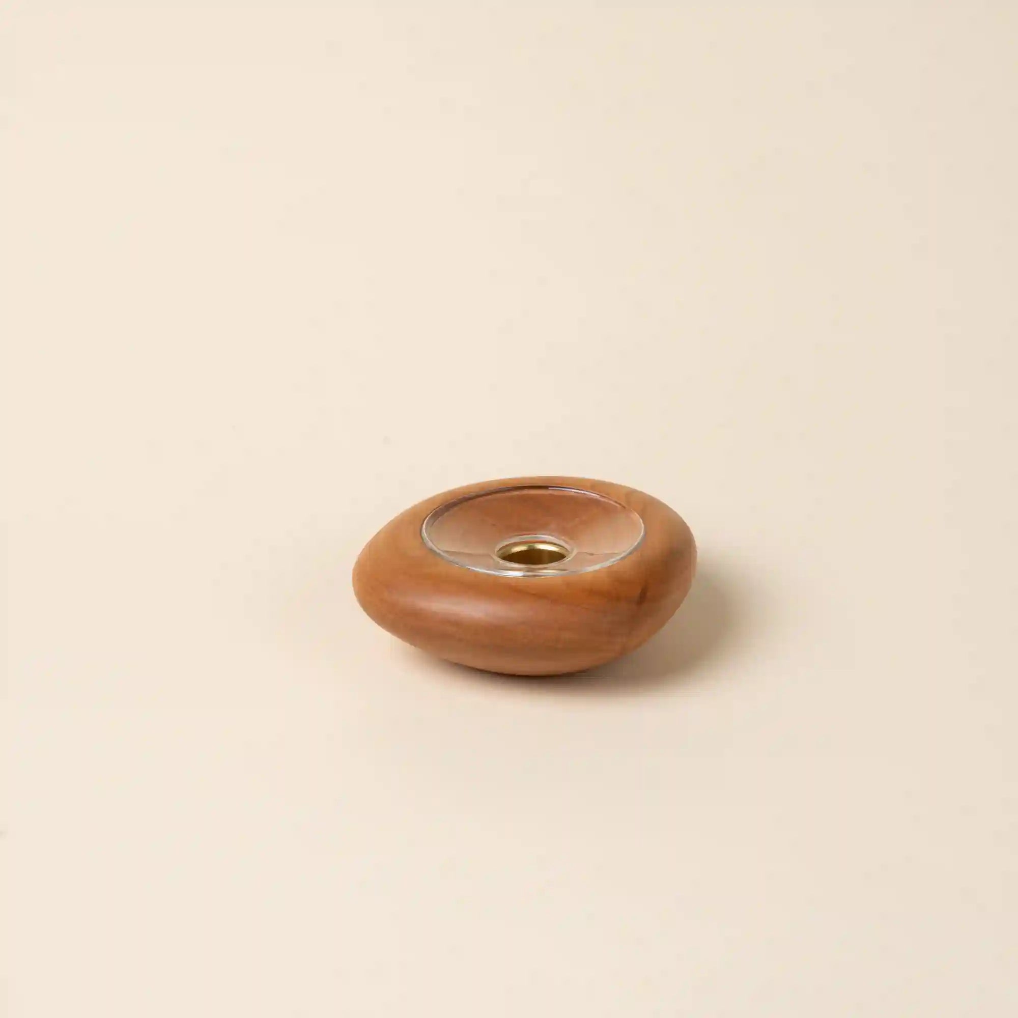 Sculptural Wood Taper Holder Secondary image