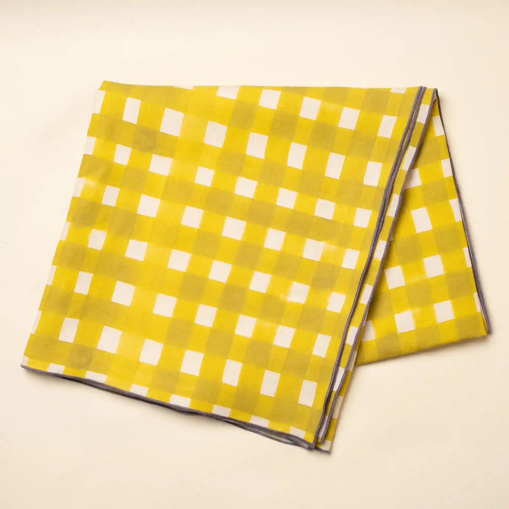 Crosshatch Linen Table Runner Secondary image