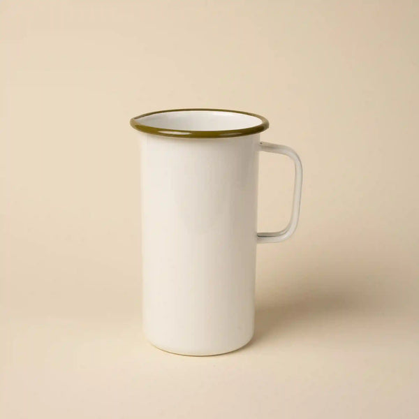 Solid Enamel Pitcher