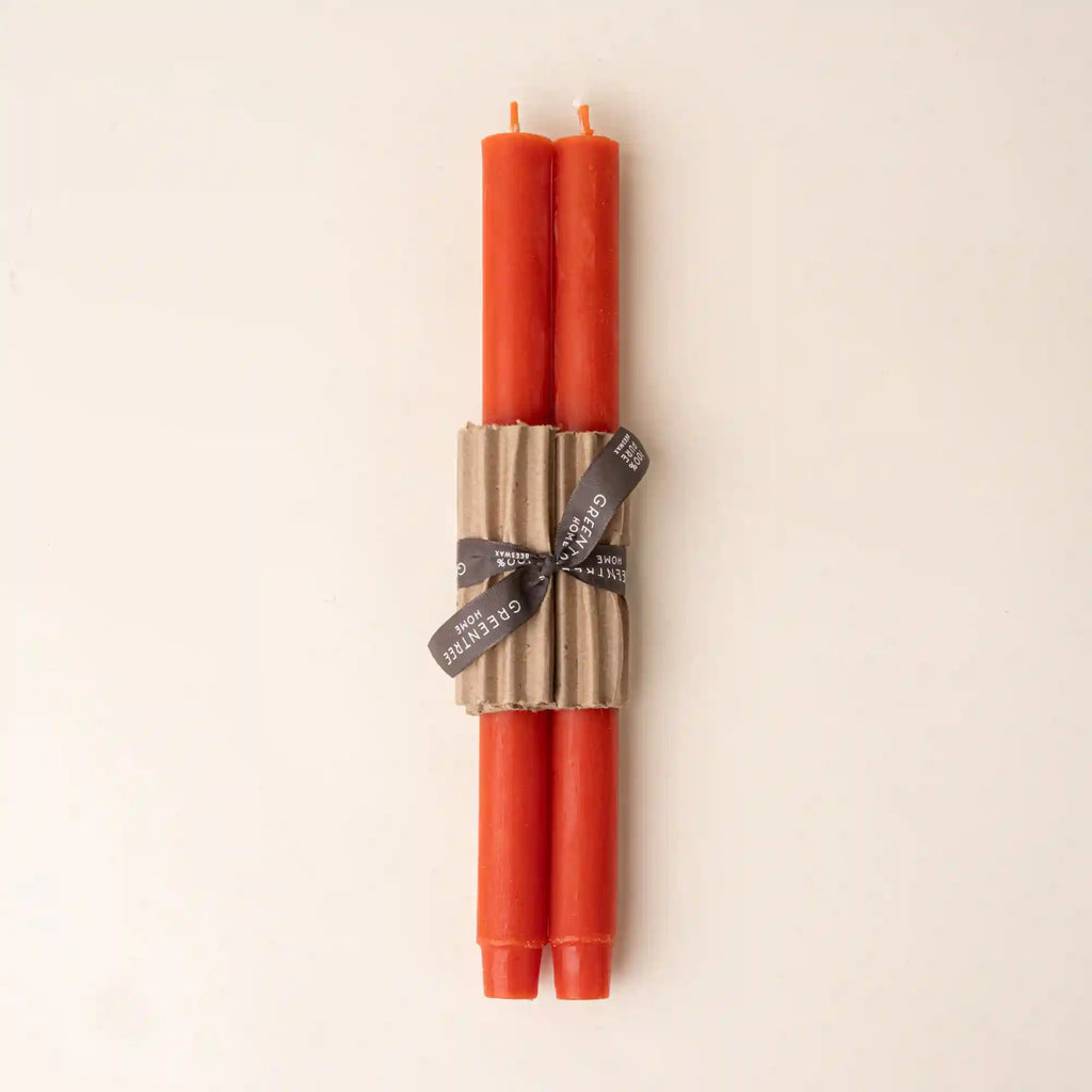 Beeswax Church Tapers, Set of 2