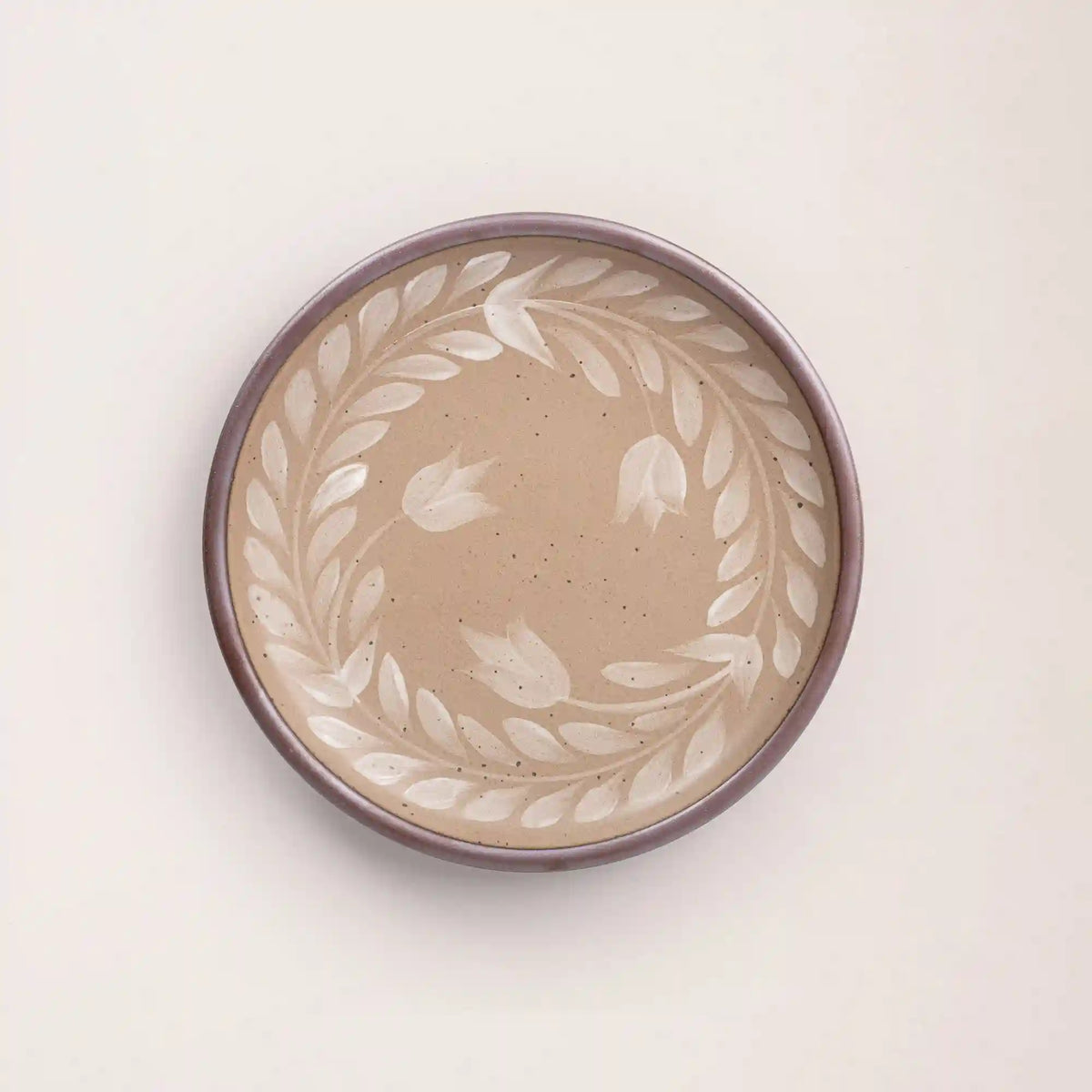 Hand Painted Dinner Plate, Tulip Crown Main image