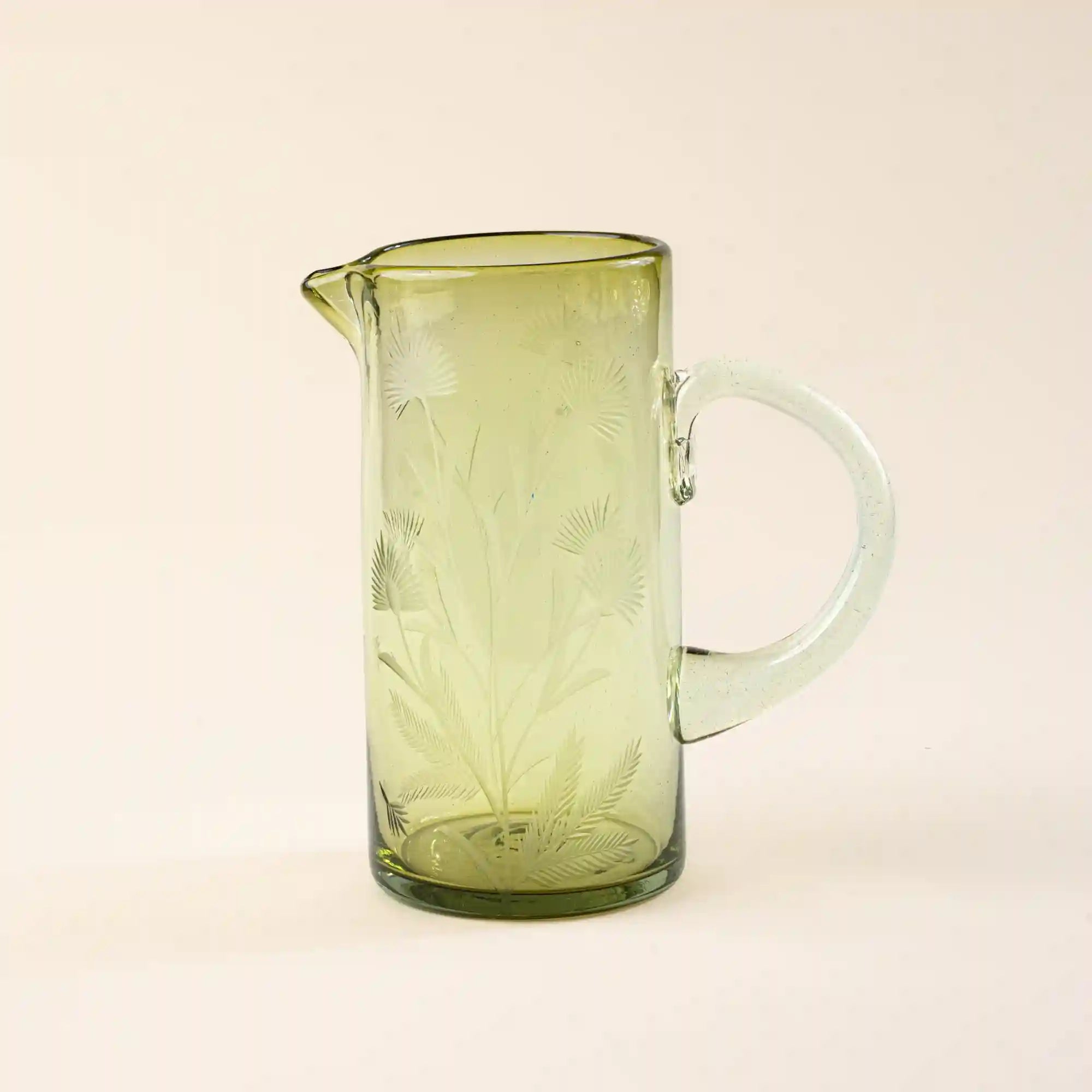 Etched Thistle Pitcher Secondary image