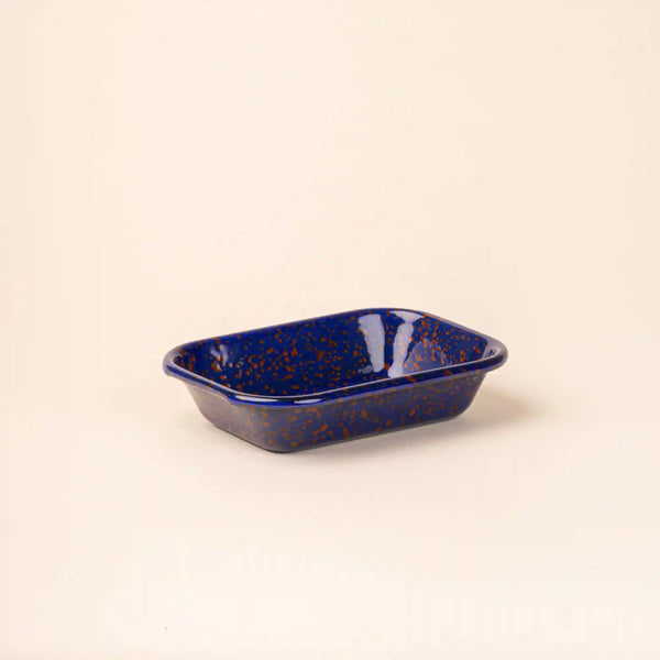Splattered Enamel Baking Dish