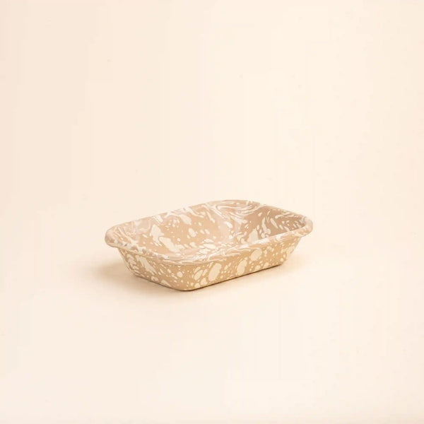 Splattered Enamel Baking Dish