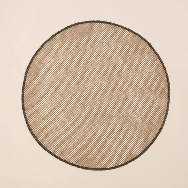 Quadrille Round Placemat