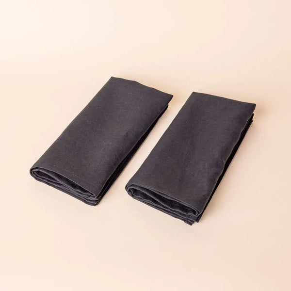 Solid Linen Napkins, Pair