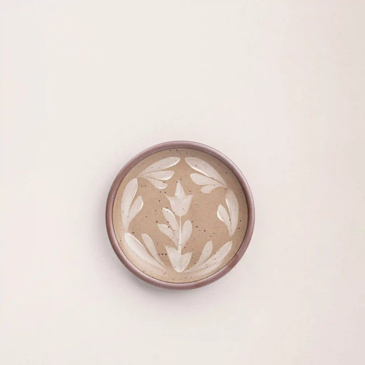Hand Painted Cake Plate, Tulip Crown Main image