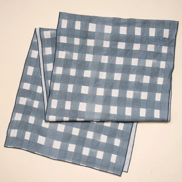 Crosshatch Linen Table Runner