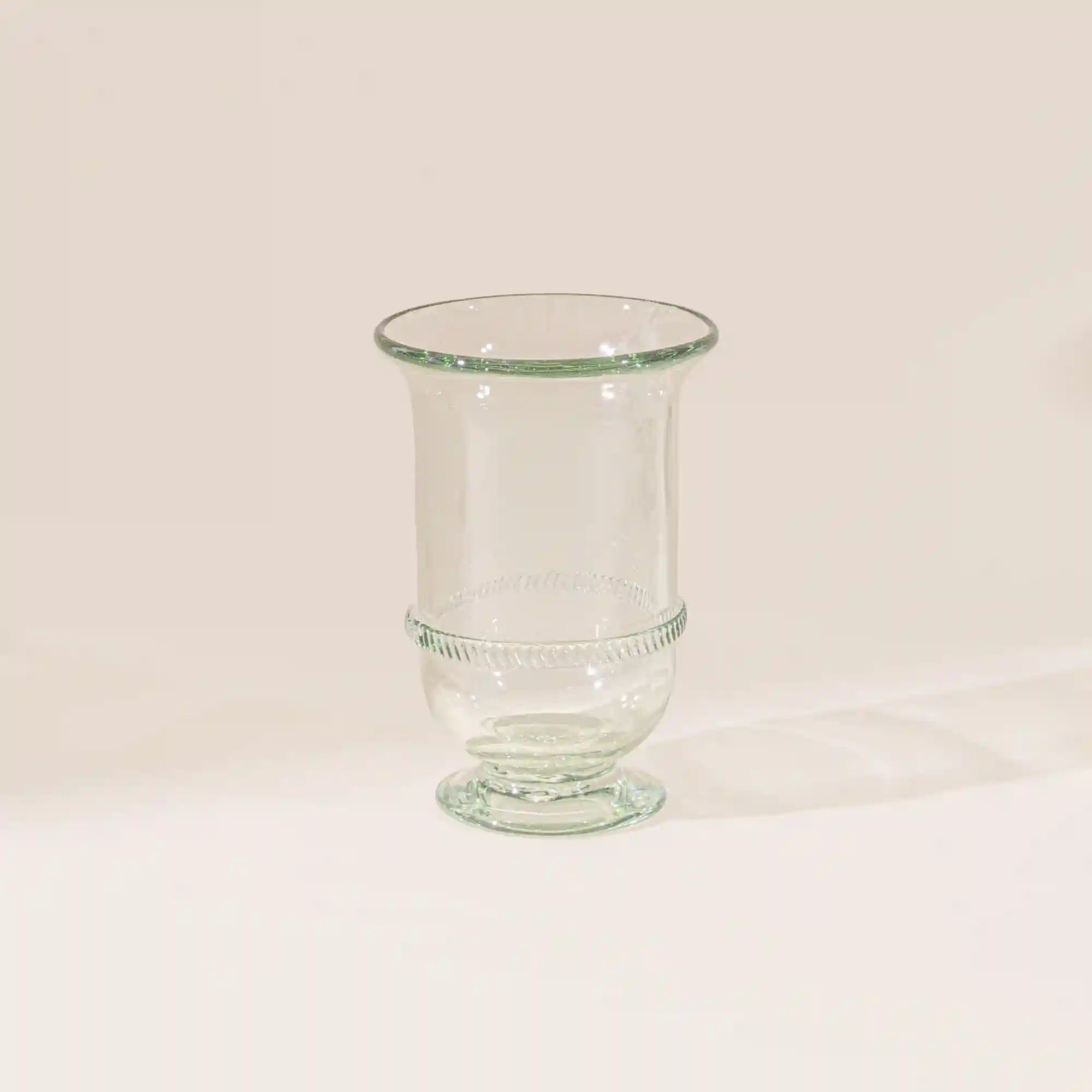 Banded Glass Tall Vase Secondary image