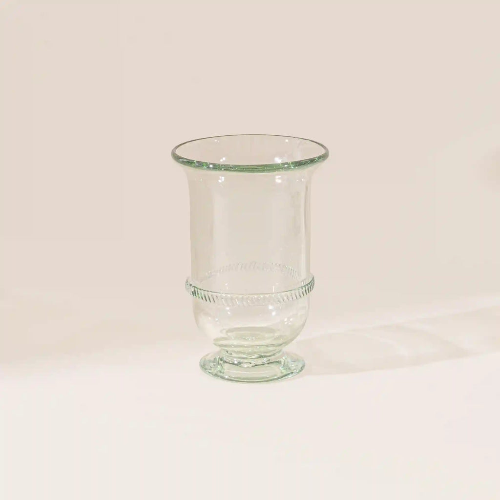 Banded Glass Tall Vase