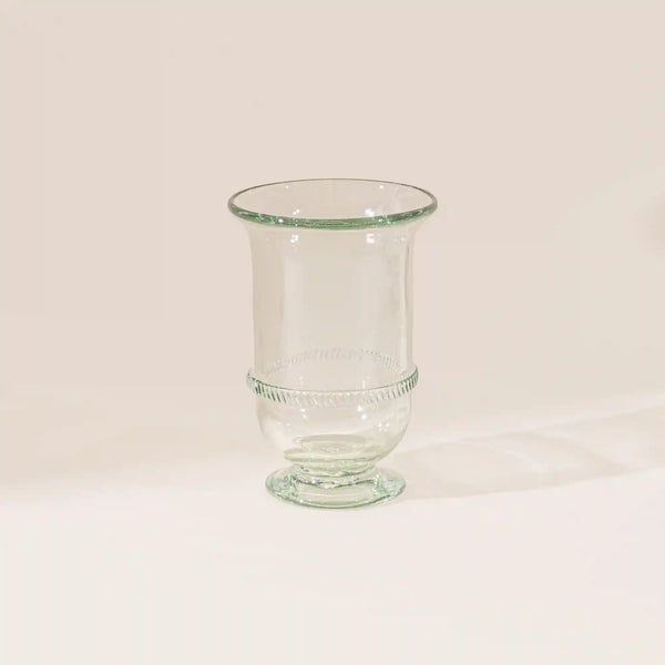 Banded Glass Tall Vase
