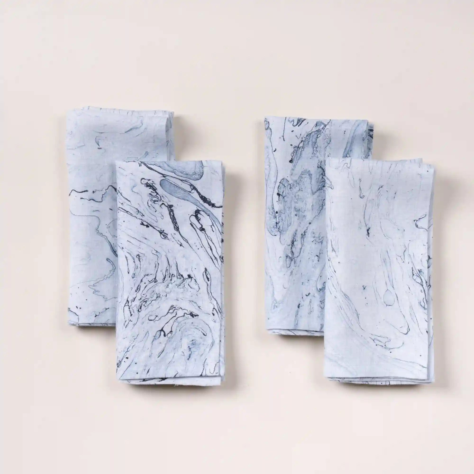 Marbled Linen Napkins, Set of 4 Secondary image